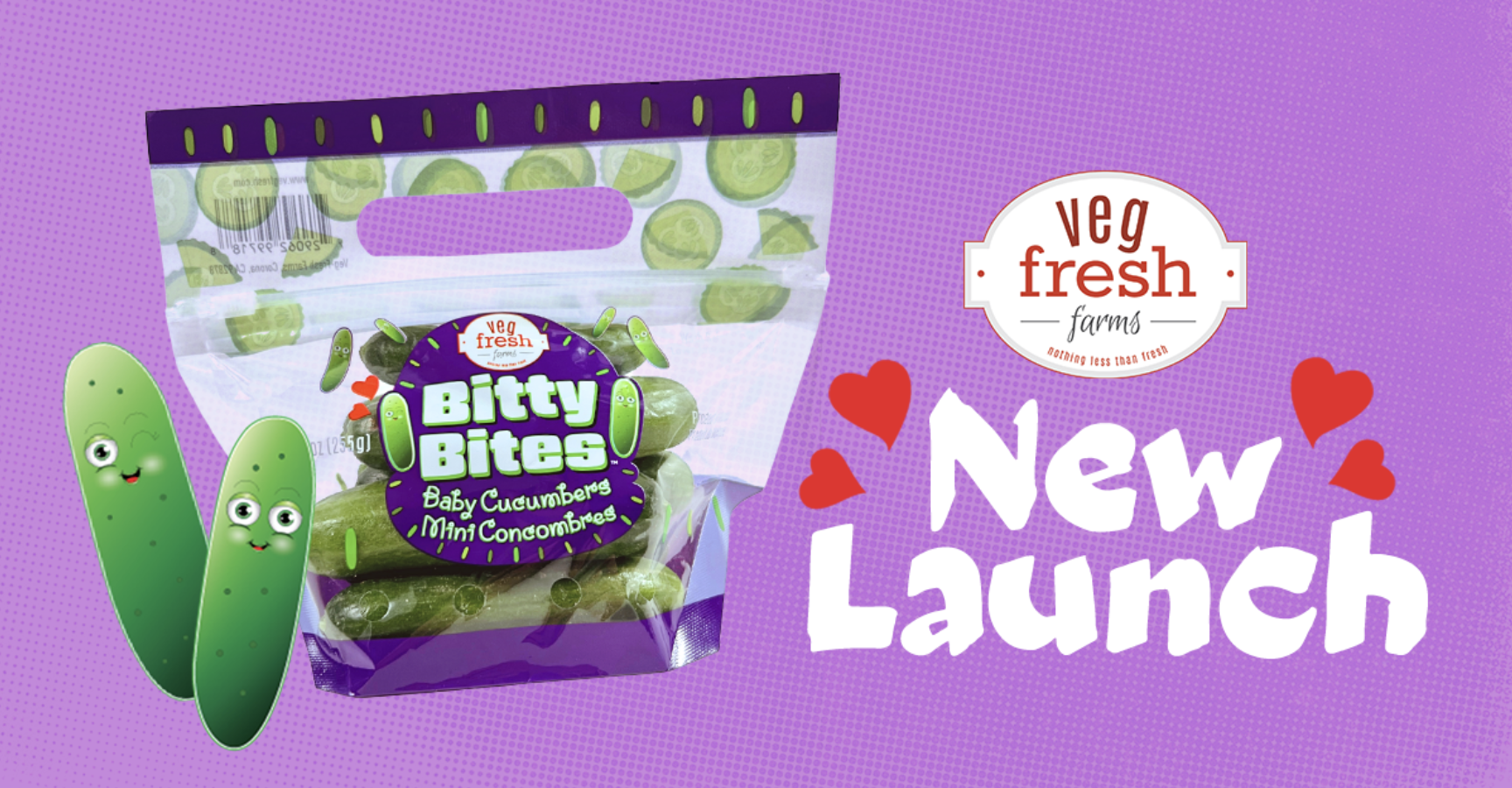 Bitty bites snacking cucumbers